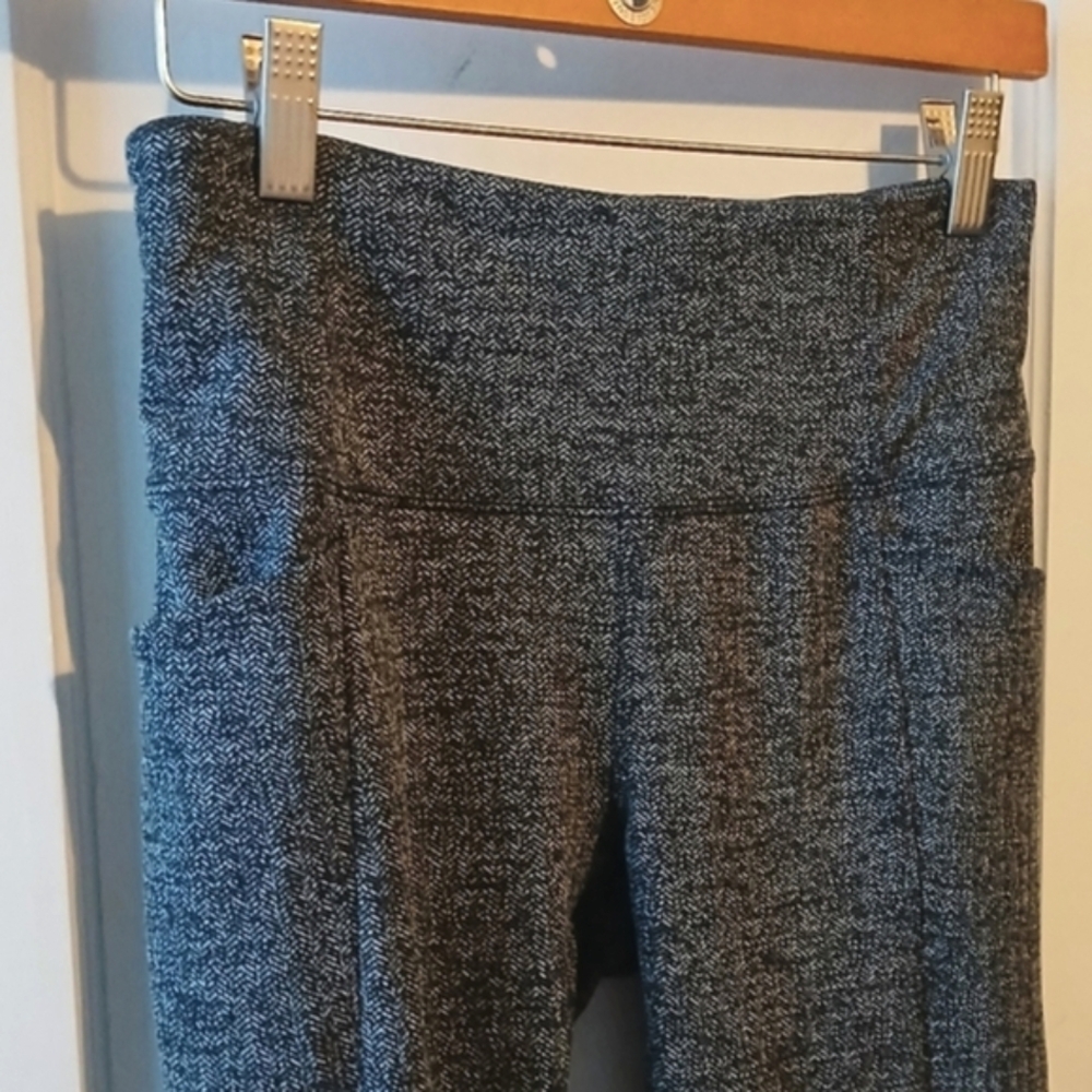 Athleta Herringbone Split Hem Pants